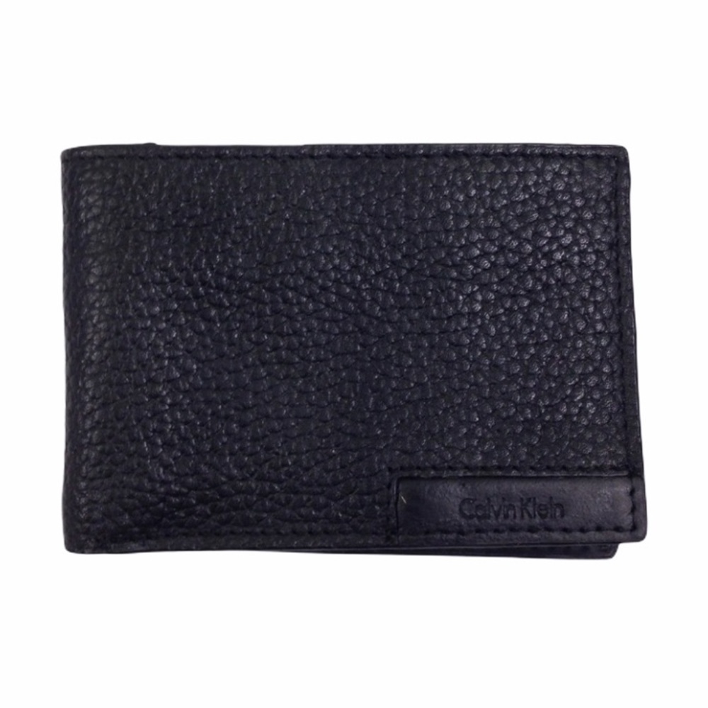 Calvin Klein Pebbled Leather Bifold Wallet